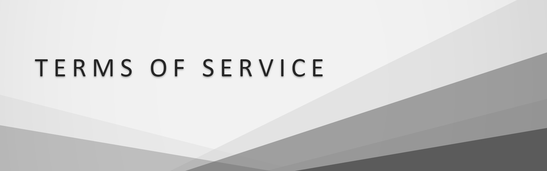 Terms of Service Terms of Service