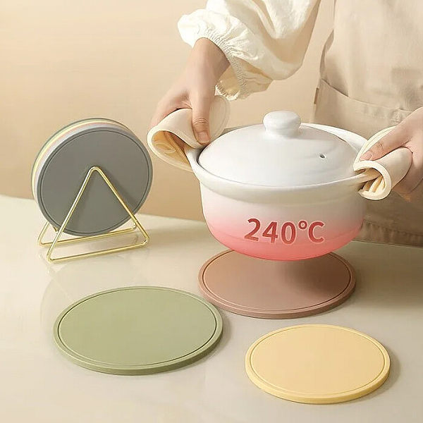 Silicone Table Mat in Morandi Color Silicone Table Mat in Morandi Color