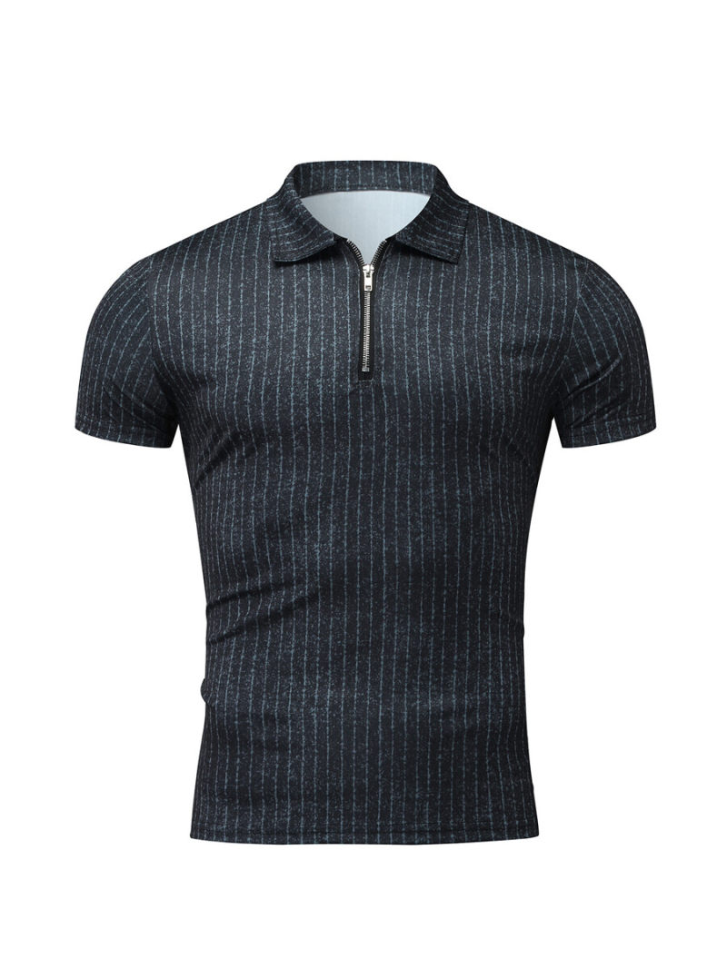 Polo With Zipper On Front Polo With Zipper On Front