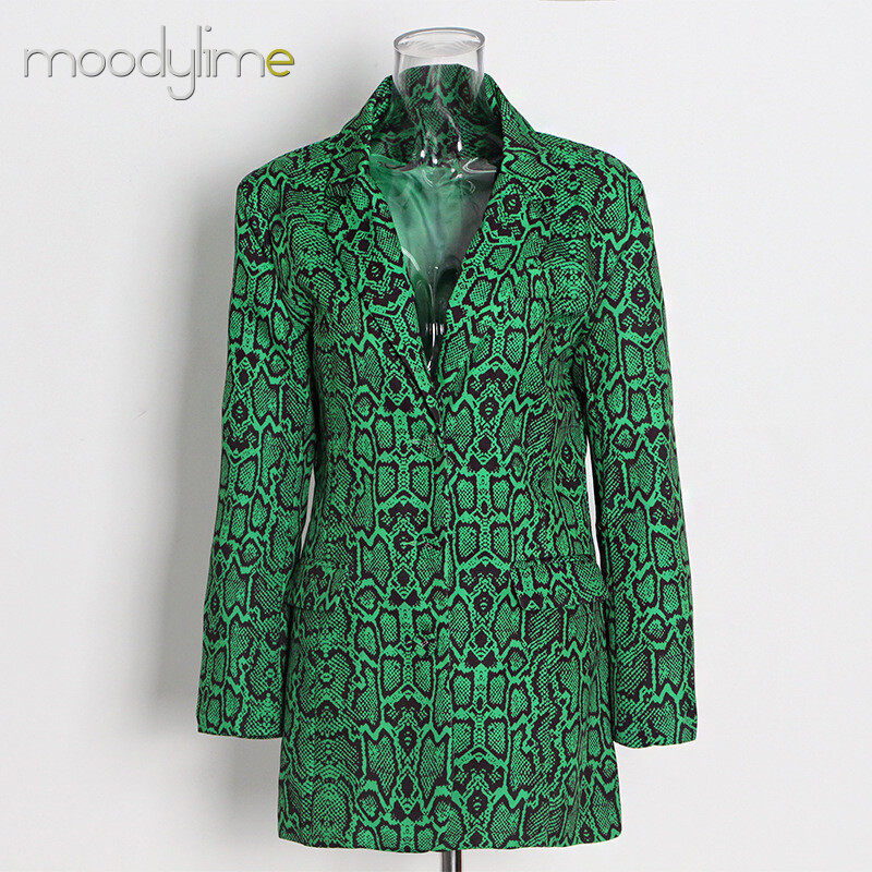 Lapel Neck Double Breasted Mide Blazer Lapel Neck Double Breasted Mide Blazer