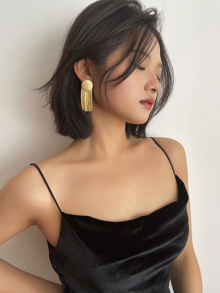 1pair tassel drop earrings s925 1pair tassel drop earrings s925