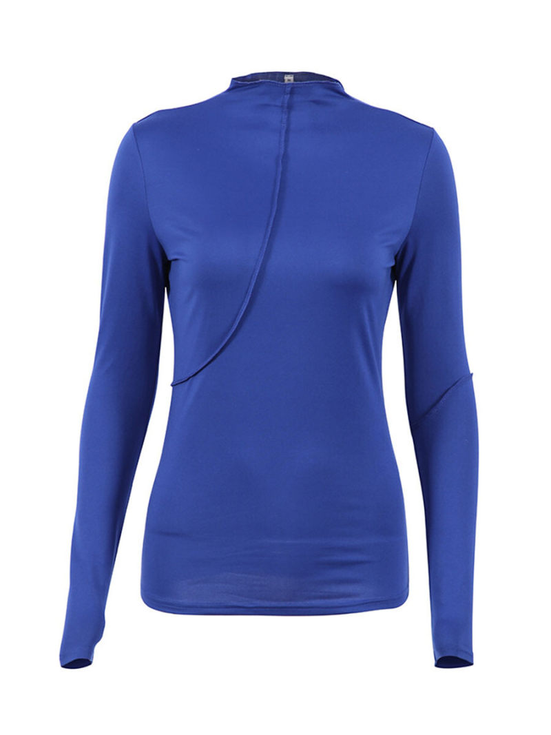 Asymmetric klein blue coat Asymmetric klein blue coat