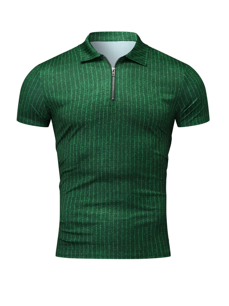 Polo With Zipper On Front Polo With Zipper On Front