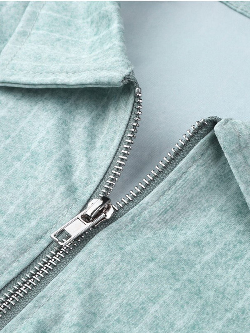 Polo With Zipper On Front Polo With Zipper On Front