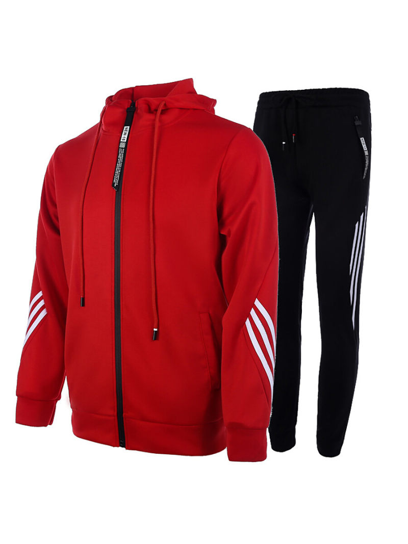 Organic tracksuit With Hoodie & Side Stripe Organic tracksuit With Hoodie & Side Stripe