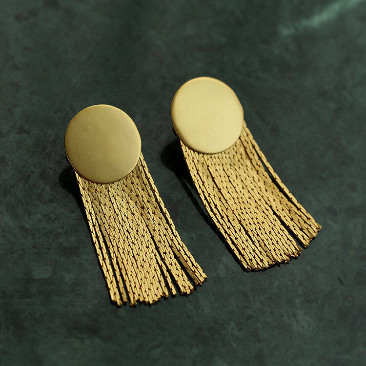 1pair tassel drop earrings s925 1pair tassel drop earrings s925