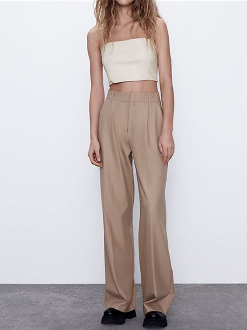 Tall waist leisure trousers Tall waist leisure trousers
