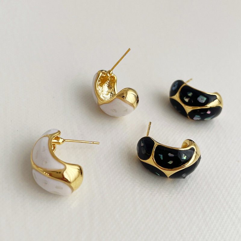 S925 18K stud earrings S925 18K stud earrings