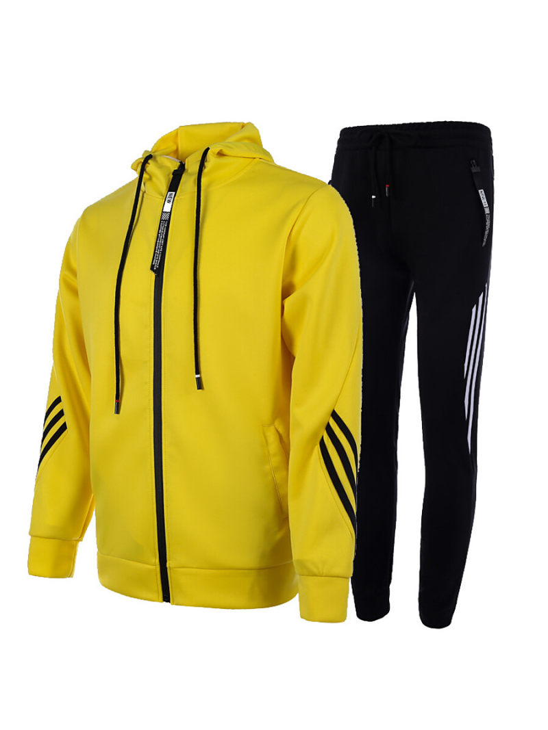 Organic tracksuit With Hoodie & Side Stripe Organic tracksuit With Hoodie & Side Stripe