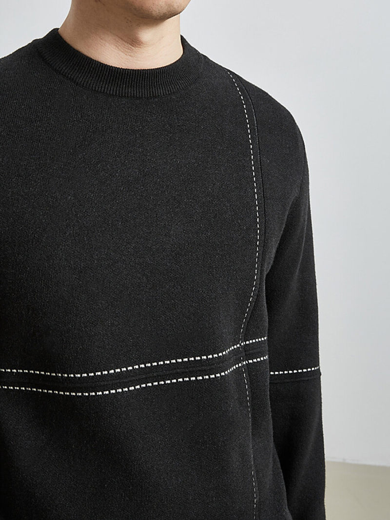 Topman Long Sleeve Knitted Crew Neck Jumper Topman Long Sleeve Knitted Crew Neck Jumper