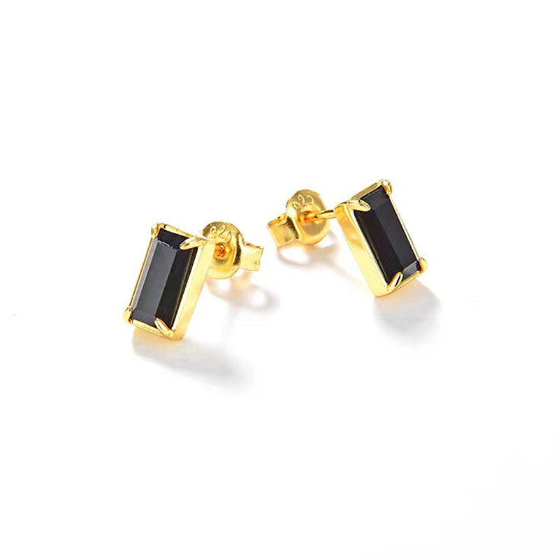 Artificial crystal stud earrings s925 Artificial crystal stud earrings s925