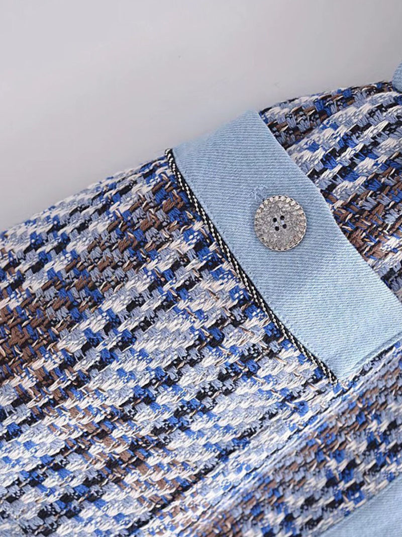 Grid tweed coat dress Grid tweed coat dress