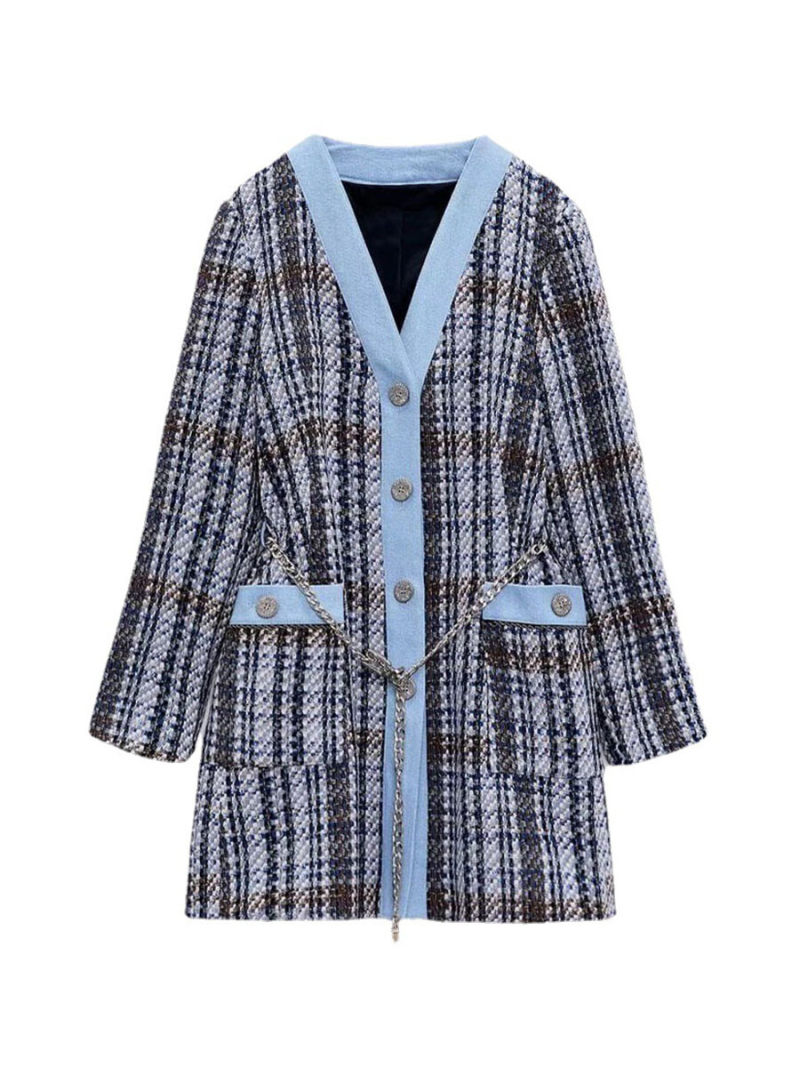 Grid tweed coat dress Grid tweed coat dress