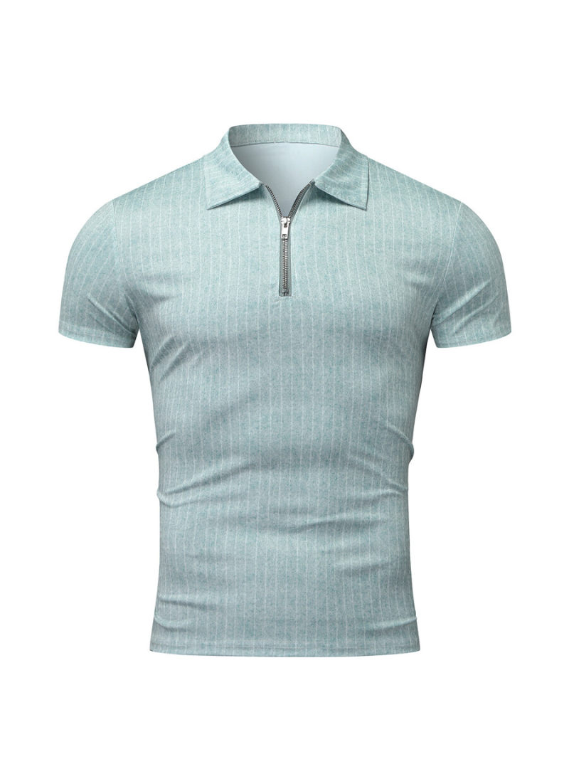 Polo With Zipper On Front Polo With Zipper On Front