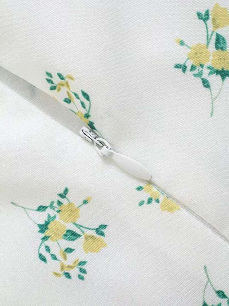 Floral Print Knot Straps Split Thigh Dress Floral Print Knot Straps Split Thigh Dress