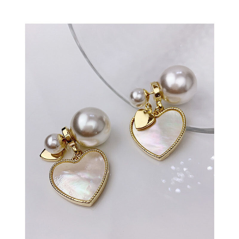 S925 Coppery Pearl Earrings S925 Coppery Pearl Earrings