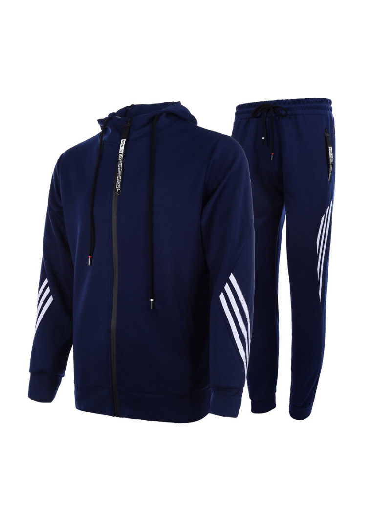 Organic tracksuit With Hoodie & Side Stripe Organic tracksuit With Hoodie & Side Stripe