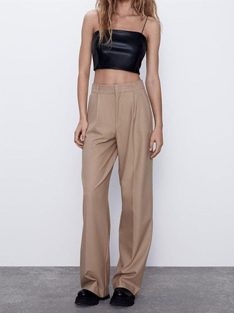 Tall waist leisure trousers Tall waist leisure trousers