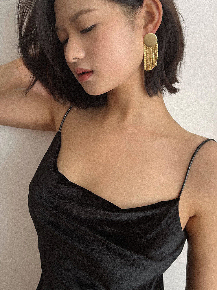 1pair tassel drop earrings s925 1pair tassel drop earrings s925