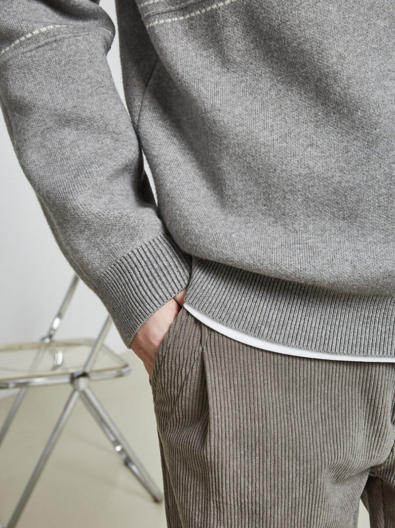 Topman Long Sleeve Knitted Crew Neck Jumper Topman Long Sleeve Knitted Crew Neck Jumper