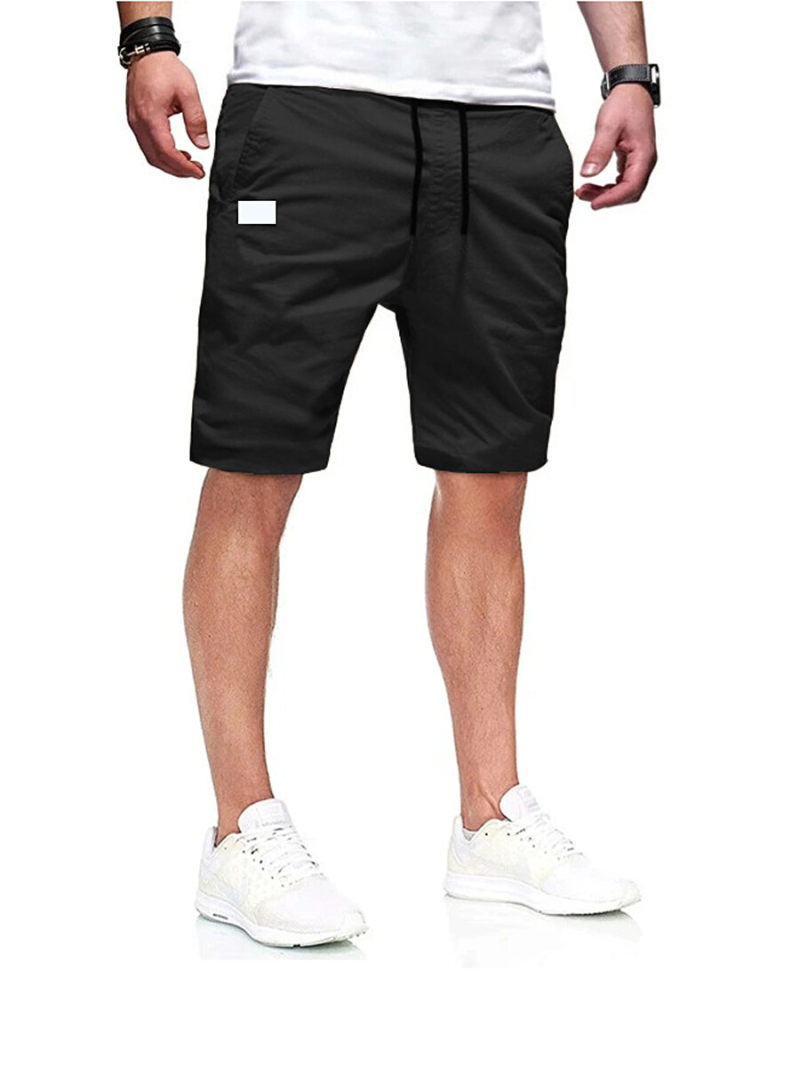 Young Men Short Pants With a Small Logo Young Men Short Pants With a Small Logo