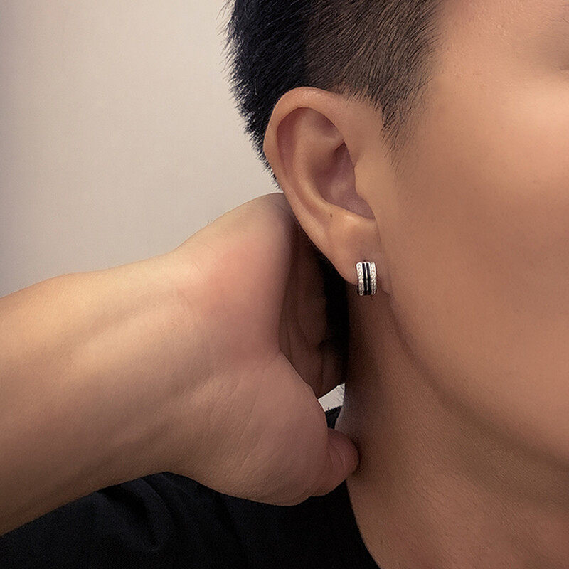 Rhinestone round & geo decor earrings Rhinestone round & geo decor earrings