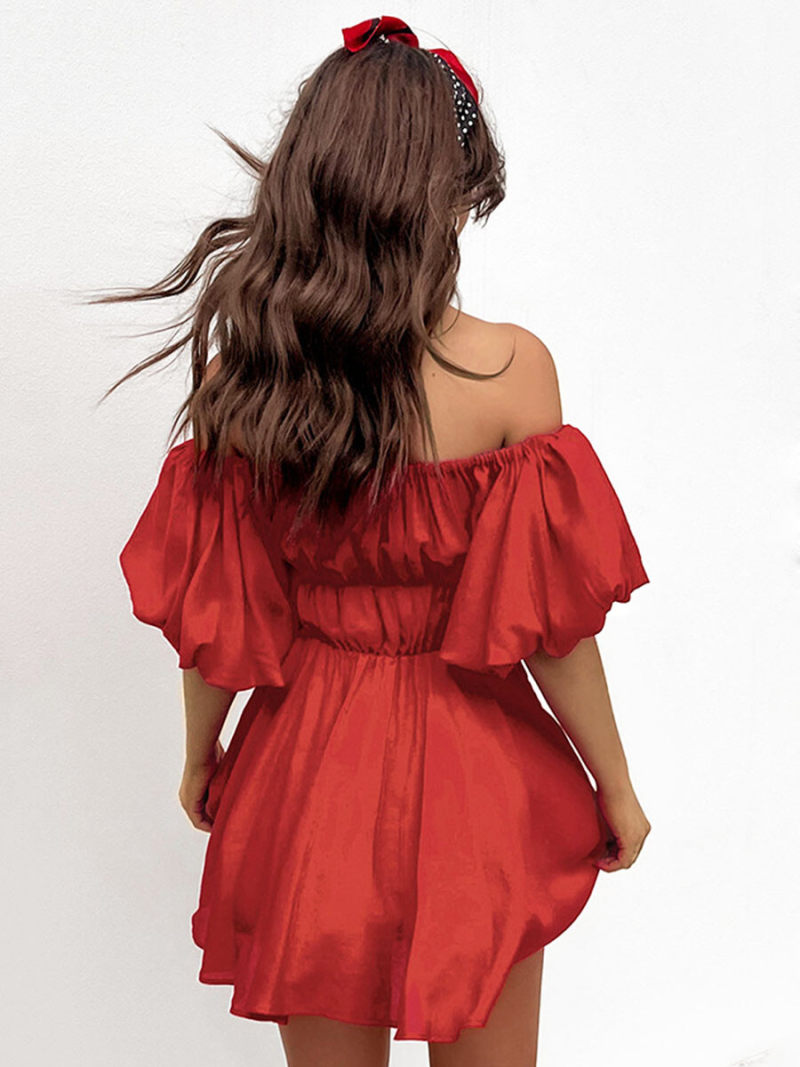 Off Shoulder Ruched Smoke Dress Off Shoulder Ruched Smoke Dress