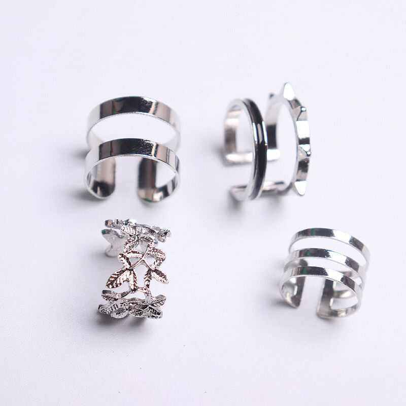 Vintage Love flower diamond ring 6-piece set Vintage Love flower diamond ring 6-piece set