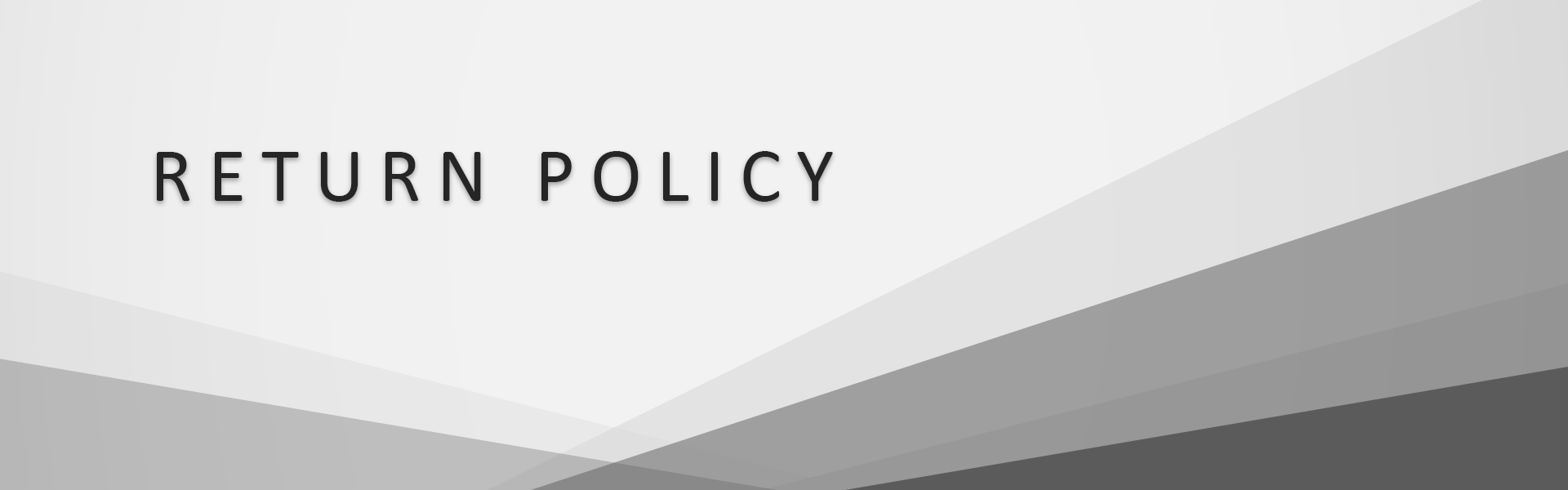 Return Policy Return Policy