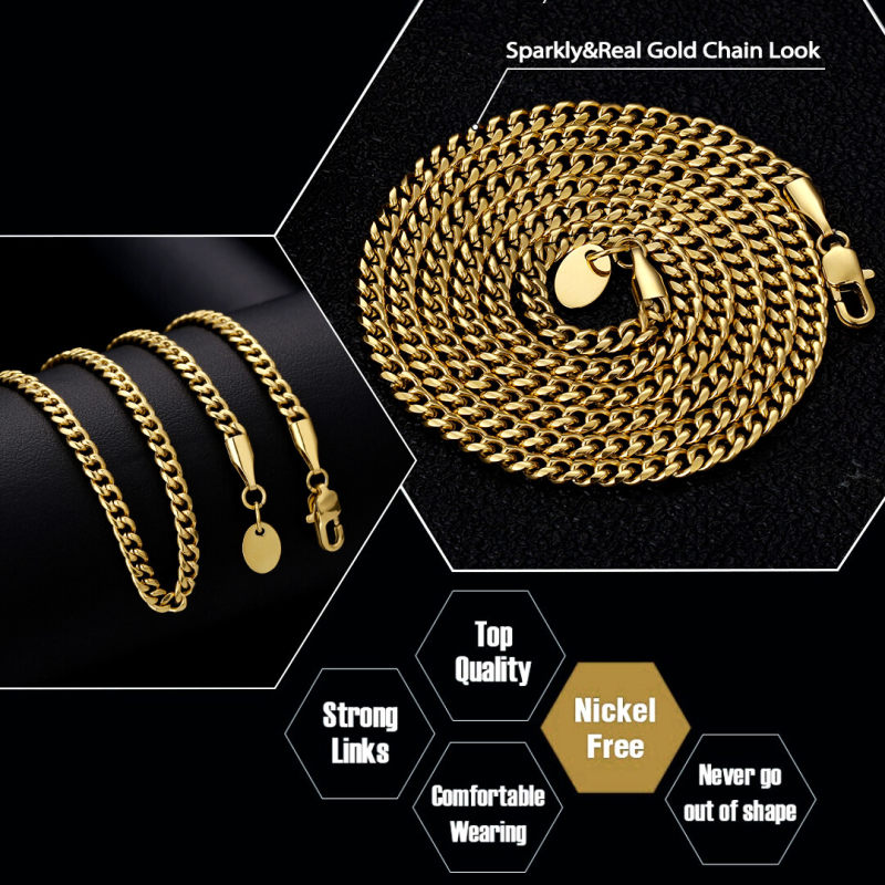 3MM MIAMI CUBAN CHAIN 3MM MIAMI CUBAN CHAIN