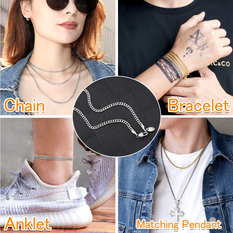 3MM MIAMI CUBAN CHAIN 3MM MIAMI CUBAN CHAIN