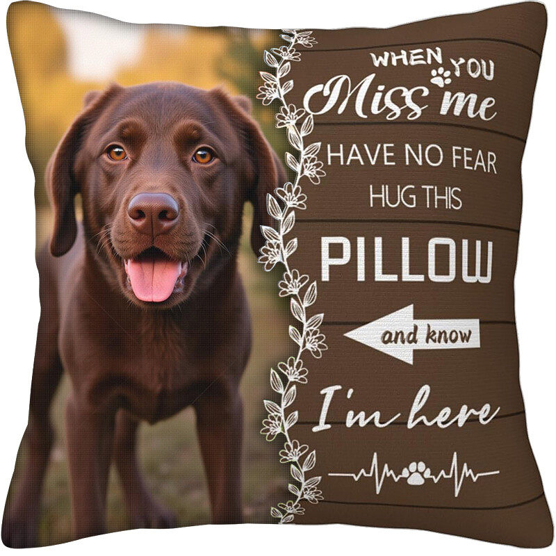 Customized pet commemorative pillows, lost dog commemorative gifts, dog pillows, pet commemorative gifts, lost dog commemorative gifts