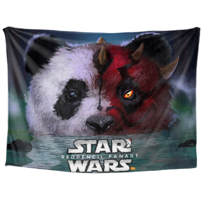 Personalized customization of interesting tapestries of various types of art works, suitable for dormitory living room bedroom home decoration