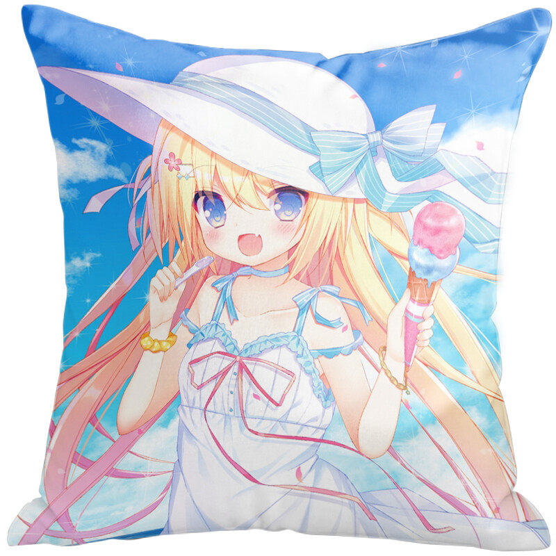 Japanese style character pillows are breathable and made of various materials. They are used for living room, bedroom, sofa decoration, cushions, and pillows