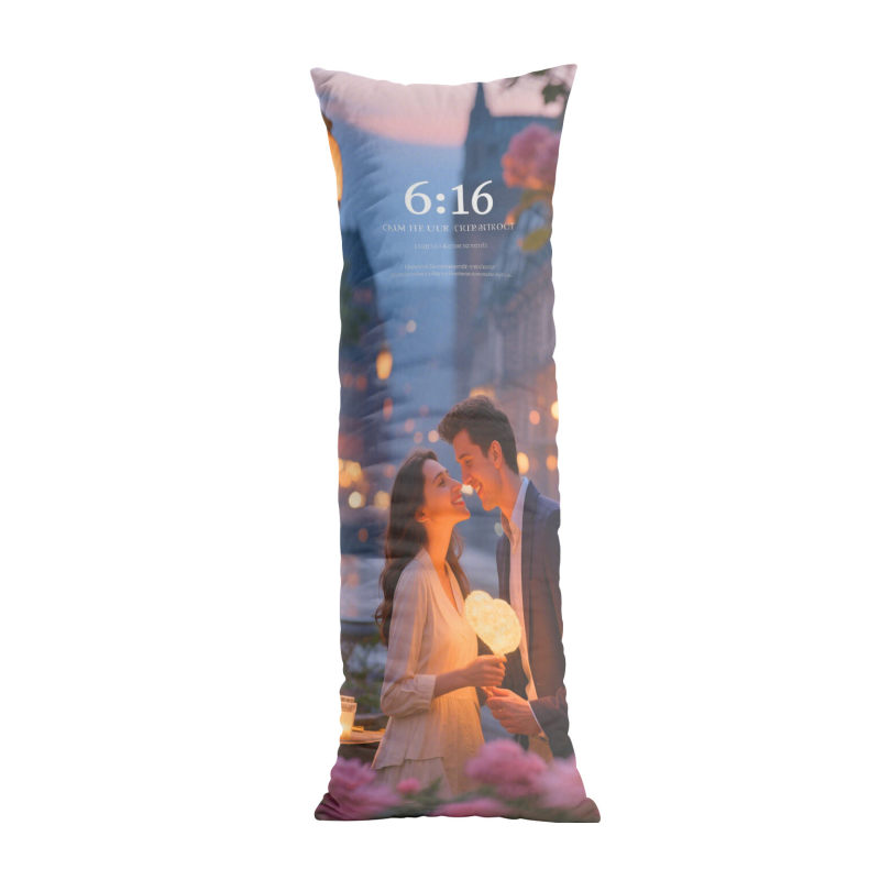 Extra long hug pillow, a must-have sweet artifact for couples, soft and skin friendly to accompany you to sleep