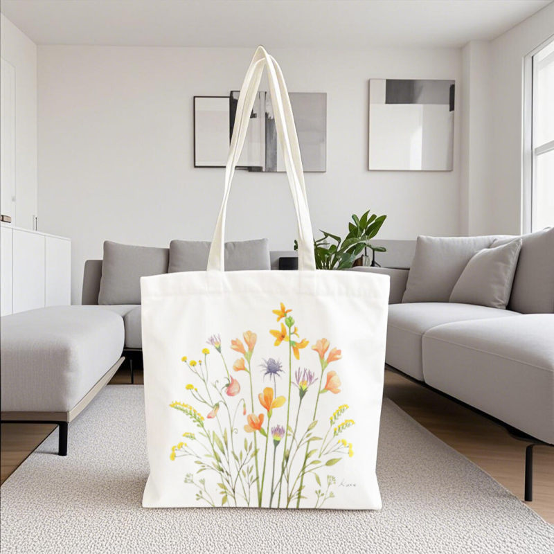 Plant enthusiast ladies' gift, Spring Mother's Day gift set, beautiful canvas tote bag, 16 ounce iced coffee cup with straw and lid, makeup bag, gardener's set, suitable for mothers, teachers, nurses