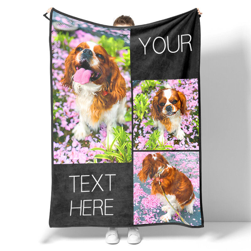 Cute animal and pet patterned blanket, a great gift for small animal enthusiasts. Soft and lightweight flannel blanket for children and adults