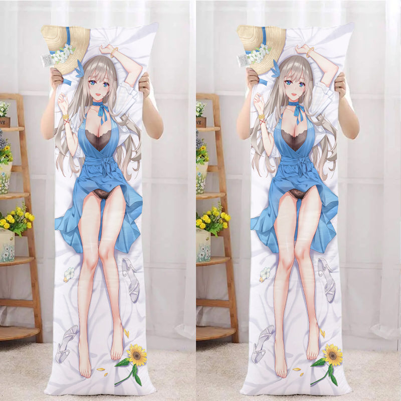 Customized Anime Pillow with Pillowcase, Body Pillow, Hug Bed Pillow, Otaku Cosplay Sleep Long Pillow, Bedroom Cushion