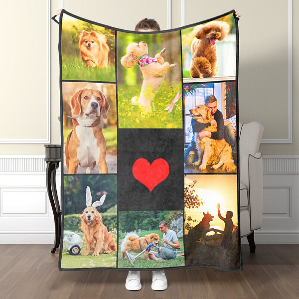 Cute animal and pet patterned blanket, a great gift for small animal enthusiasts. Soft and lightweight flannel blanket for children and adults