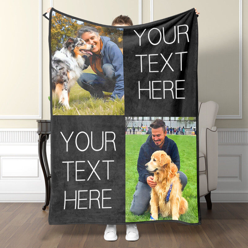 Cute animal and pet patterned blanket, a great gift for small animal enthusiasts. Soft and lightweight flannel blanket for children and adults