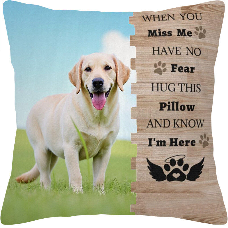 Customized pilCustomized pet commemorative pillows, lost dog commemorative gifts, dog pillows, pet commemorative gifts, lost dog commemorative giftslows with pictures, customized funny pillows with personalized photos, customized face pillows