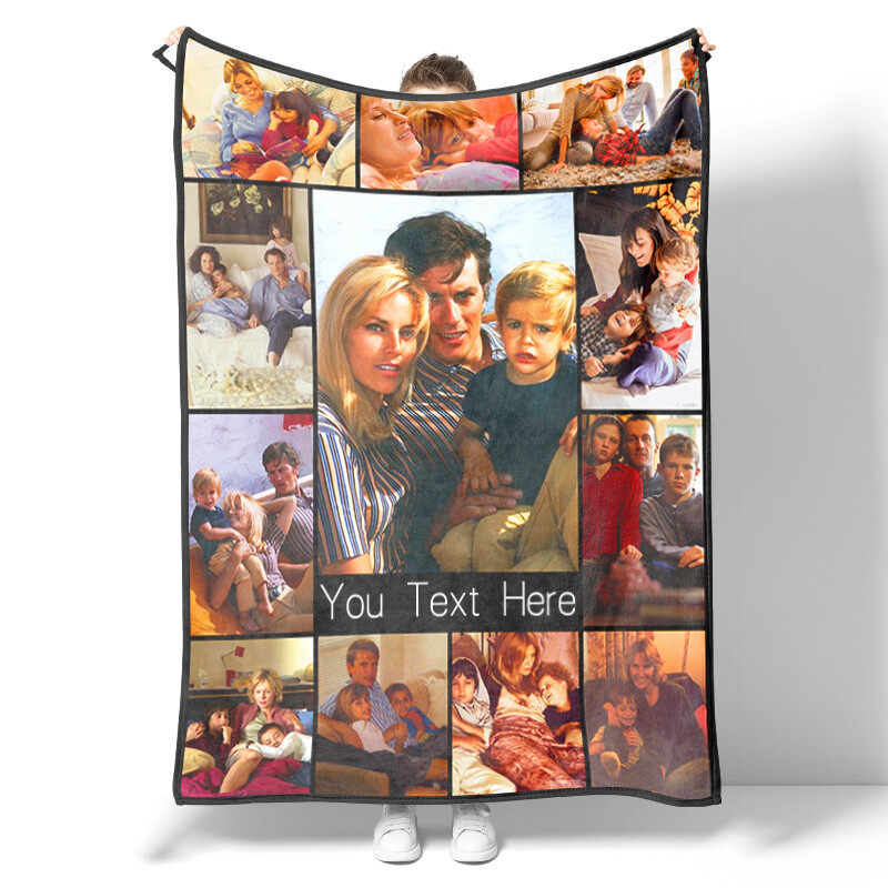 Customize named blankets, customize family and women's blanket gifts, give to family, wives, girlfriends, mothers, customize Mother's Day Christmas and birthday gifts