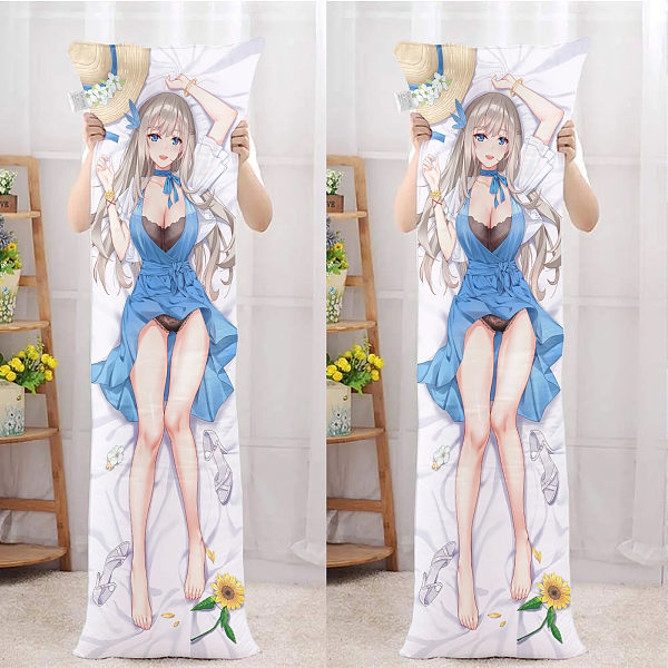 Customized Anime Pillow with Pillowcase, Body Pillow, Hug Bed Pillow, Otaku Cosplay Sleep Long Pillow, Bedroom Cushion