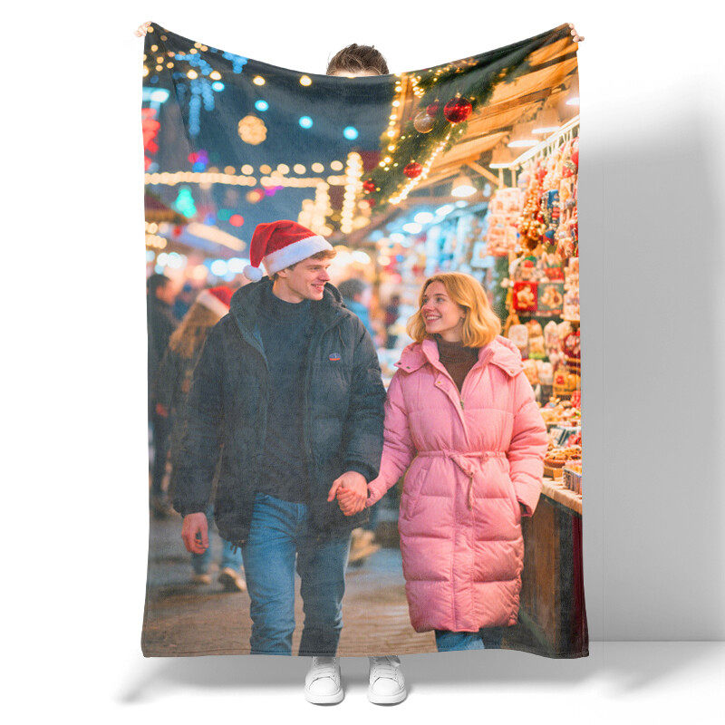 Couple gift for her - I love you softer flannel blanket - Anniversary wedding birthday gift for girlfriend, boyfriend, wife, husband, love blanket