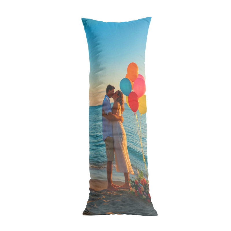 Extra long hug pillow, a must-have sweet artifact for couples, soft and skin friendly to accompany you to sleep