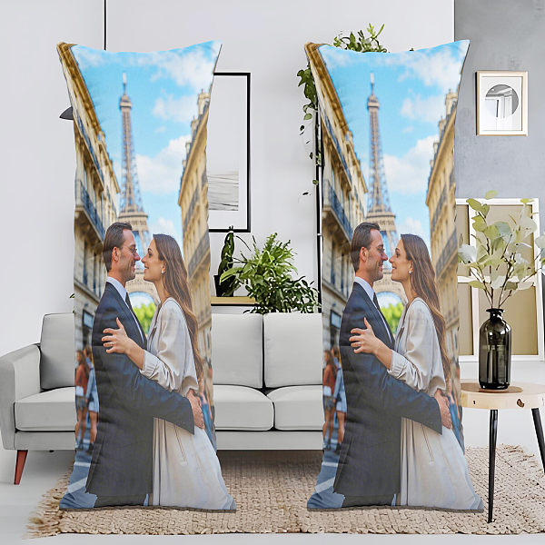 Extra long hug pillow, a must-have sweet artifact for couples, soft and skin friendly to accompany you to sleep