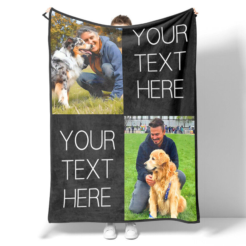 Cute animal and pet patterned blanket, a great gift for small animal enthusiasts. Soft and lightweight flannel blanket for children and adults