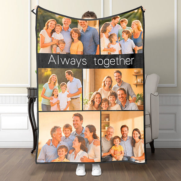 Customize named blankets, customize family and women's blanket gifts, give to family, wives, girlfriends, mothers, customize Mother's Day Christmas and birthday gifts