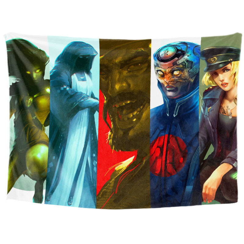 Personalized customization of interesting tapestries of various types of art works, suitable for dormitory living room bedroom home decoration