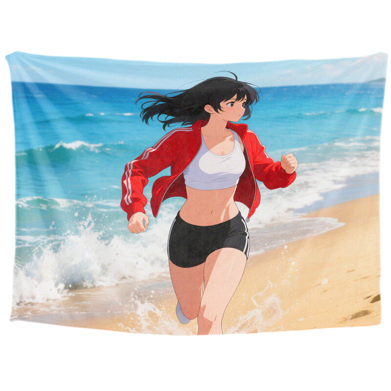 Personalized anime custom tapestry, anime aesthetic introduction, room decoration aesthetics, anime aesthetic college wall decoration, living room hanging